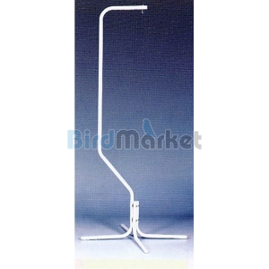 Ορθοστάτης Μόνος Λευκός Για Κλουβί